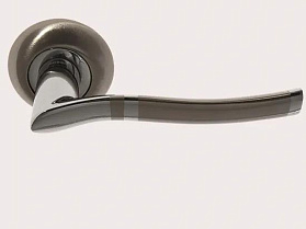 Межкомнатная дверная ручка Rossi RELAX LD 731-2 SN/CP Никель матовый/никель